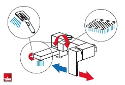 Timo Душевая система Selene SX-2013/03 черная – фотография-2